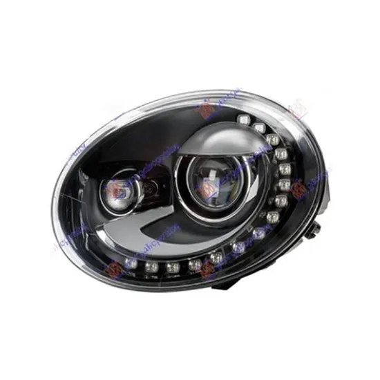 Faruri VW BEETLE 2011->2019 Far Bi-XENON cu daylight LED HELLA stanga Perioada 2016 2017 2018 2019 2020 2021 2022