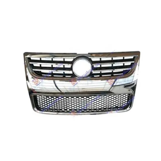 Grila Radiator VW TOUAREG 2002->2010 Grila radiator negru/crom completa 2007-> Perioada 2002 2003 2004 2005 2006 2007 2008 2009 2010
