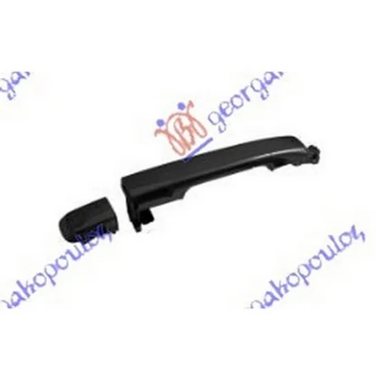 Maner Usa ISUZU D-MAX 2 2012->2018 Maner exterior usa fata negru dreapta, Perioada 2012 2013 2014 2015 2016