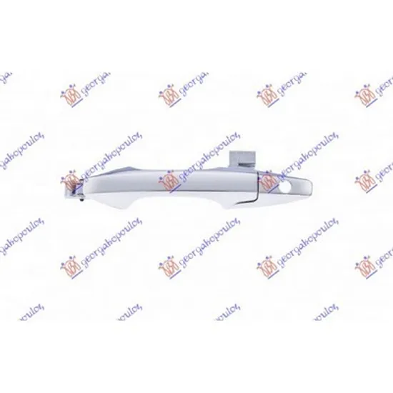 Maner Usa HONDA CR-V 3 2006->2012 Maner exterior usa fata cromat stanga, Perioada 2006 2007 2008 2009 2010 2011 2012 2013