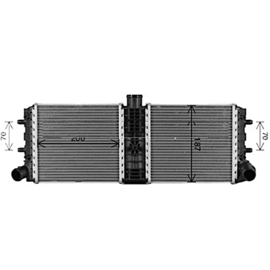 Radiator apa AUDI R8 Spyder 2010->2015 4.2 FSI quattro 316KW 430CP , pentru motor CNDA perioada 2010 2011,2012,2013,2014 2015