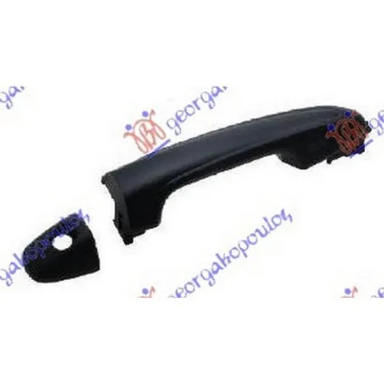 Maner Usa TOYOTA HILUX 8 2015-> Maner usa fata cu panou exterioara neagra stanga Perioada 2015 2016 2017 2018 2019 2020 2021