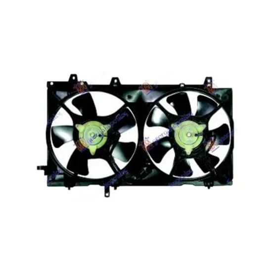 Ventilator Motor SUBARU FORESTER SG 2002->2008 Electroventilator motor ASSY dubla fara TURBO benzina Perioada 2002 2003 2004 2005 2006 2007 2008