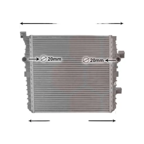 Radiator apa VW TOUAREG 2010->2018 pentru 3.0 V6 TSI, perioada 2010 2011 2012 2013 2014 2015 2016 2017 2018