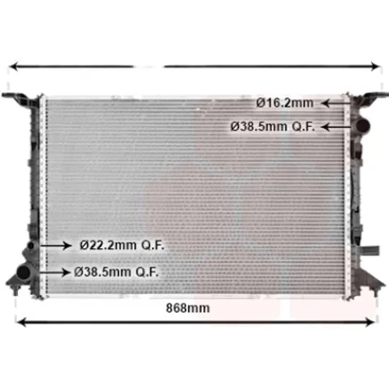 Radiator apa AUDI A7 Sportback 4GA; 4GF 2010->2018 pentru S7 quattro, perioada 2012 2013 2014 2015 2016 2017 2018