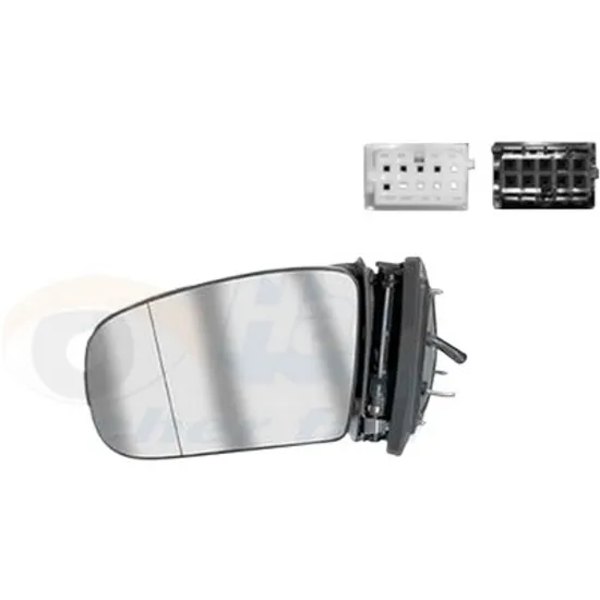 Oglinda exterioara stanga MERCEDES S-CLASS W220 1998->2005 perioada 1998 1999 2000 2001 2002 2003 2004 2005 de la an de fabricatie 10/2002, cu semnal, cu incalzire, cu memorie, cu oglinda, rabatare electrica,