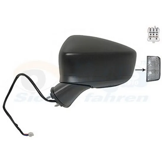 Oglinda MAZDA 2 2014-> Oglinda exterioara electrica incalzire si rabatare electrica pentru vopsit cu semnal stanga Perioada 2014 2015 2016 2017 2018