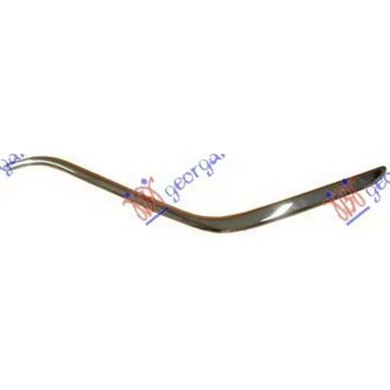 Ornament Grila FIAT LINEA 2006-> Bandou grila bara fata laterala cromat dreapta Perioada 2013 2014 2015 2016 2017 2018