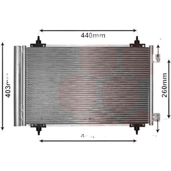 Radiator aer conditionat MERCEDES R-CLASS W251 2005->2017 pentru R 320 CDI 4-matic , perioada 2006 2007 2008 2009 2010 2011 2012