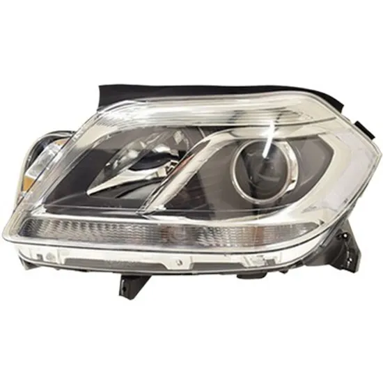 Far stanga MERCEDES M-CLASS W166 2011->2015 perioada 2012 2013 2014 2015 cu motor reglaj, semnal alb, cu reglaj electric, cu bec H7/H7