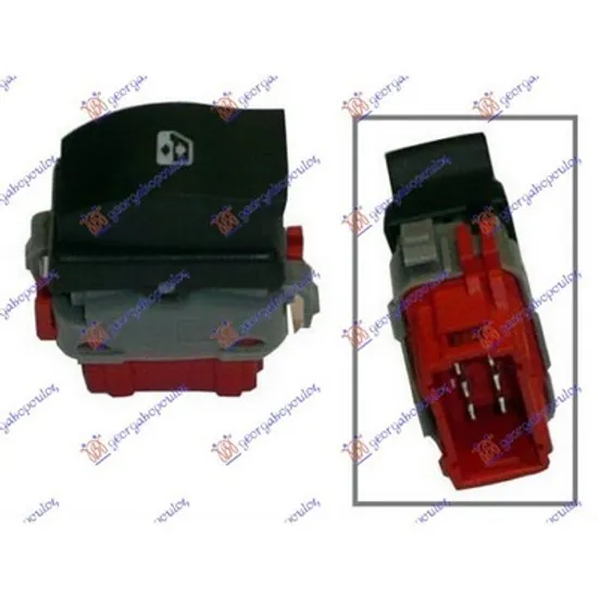 Buton Geamuri RENAULT MASTER 2 1998->2010 Panou buton comanda geamuri fata 6 pini dreapta Perioada 1998 1999 2000 2001 2002 2003 2004 2005 2006 2007 2008 2009
