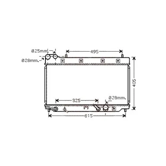 Radiator apa HONDA JAZZ 2 2002->2008 pentru 1.4 LX Flex, perioada 2006 2007 2008
