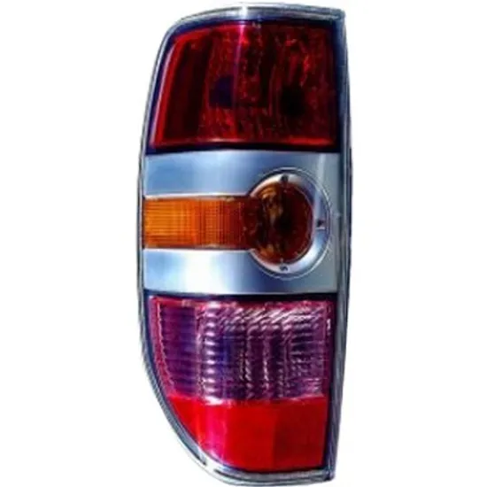Lampa stop spate dreapta MAZDA BT-50 1 2006->2015 perioada 2006 2007 2008 2009 2010 2011 2012 2013 2014 2015 pana la an de fabricatie 2009, cromat, semnal galben, centru