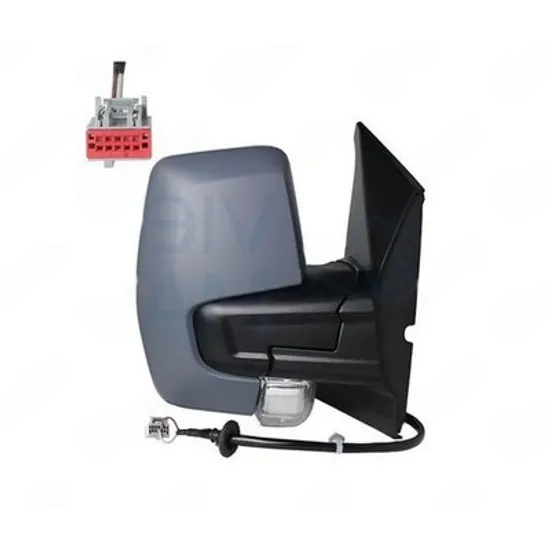 Oglinda FORD TRANSIT CUSTOM 2012-> Oglinda exterioara manuala pentru vopsit (cu semnal) DREAPTA Perioada 2018 2019 2020 2021 2022 2023