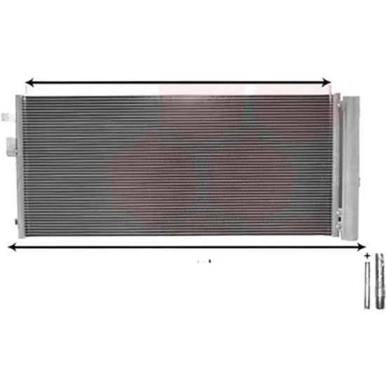Radiator aer conditionat CITROEN C5 2 2004-> 2.2 HDi 120KW 163CP , pentru motor 4HP (DW12BTED4), 4HR (DW12BTED4) perioada 2006 2007,2008,2009,2010 2011