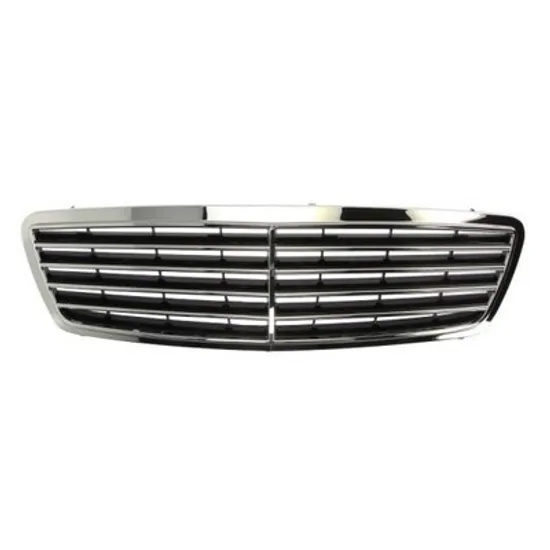Grila Radiator MERCEDES C-CLASS W203 2000->2007 Grila radiator, negru/cromata, Avantgarde/Elegance ->04 Perioada 2000 2001 2002 2003