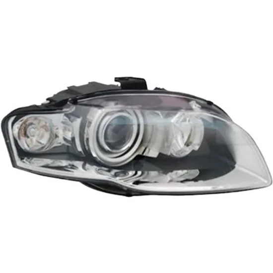 Far dreapta AUDI A4 8EC; B7 2004->2008 perioada 2004 2005 2006 2007 2008 de la an de fabricatie 10/2006, cu motor reglaj, pentru vehicule cu lumini xenon, cu reglaj distanta iluminare automat, adaptiv, fara unitate de control Xenon, semnal transparent, cu bec D1S tub descarcare gaze