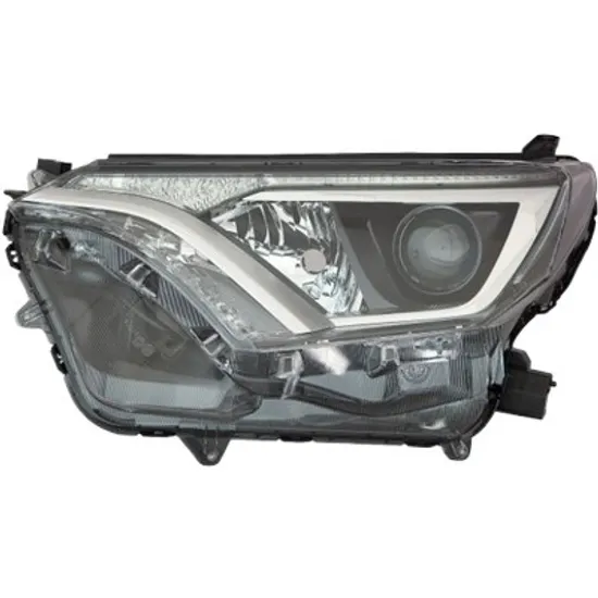 Far stanga TOYOTA RAV 4 IV 2012->2018 perioada 2012 2013 2014 2015 2016 2017 2018 de la an de fabricatie 12/2015, cu motor reglaj, cu reglaj electric, cu daylight, cu bec HIR2