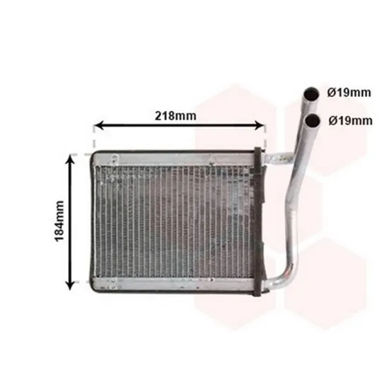 Radiator Incalzire KIA RIO 2005->2011 Calorifer BEHR 150x220x16 T.DOOWON Perioada 2005 2006 2007 2008 2009 2010 2011