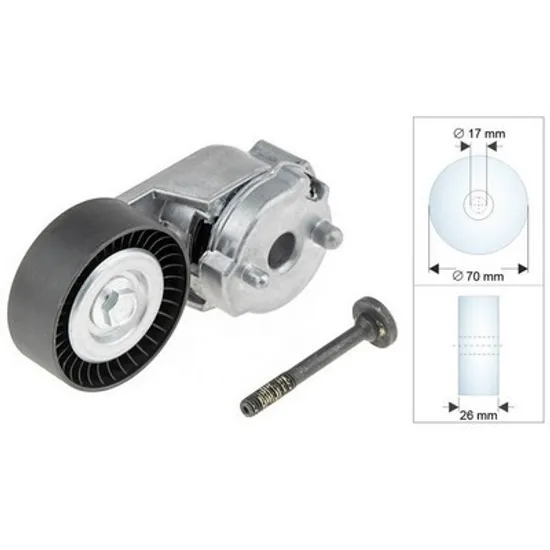 INTINZATOR CUREA TRANSMISIE JEEP WRANGLER 4 -130KW/177CP- 3964cmc, pentru motor ERH, perioada 1996,1997,1998,1999,2000,2001,2002,2003,2004,2005,2006,2007