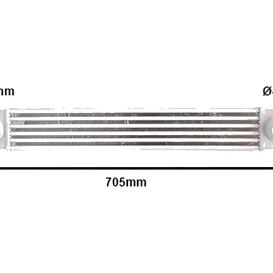 Intercooler OPEL MERIVA A 2003->2010 1.7 CDTI 74KW 100CP , pentru motor Z 17 DT, Z 17 DTH perioada 2003 2004,2005,2006,2007,2008,2009 2010