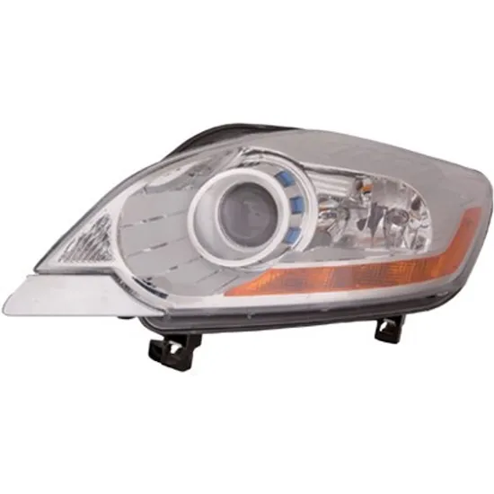 Far stanga FORD KUGA 1 2008->2012 perioada 2009 2010 2011 2012 de la an de fabricatie 2012, cu motor reglaj, semnal galben, cu reglaj electric, pentru vehicule cu sistem de spalare far, cu bec H7/H7,