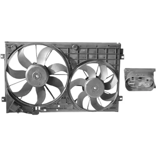 Ventilator motor SEAT ALTEA XL 2006->, ALTEA 2004->, LEON 2005->2012, TOLEDO 3 2004->2009 pentru 2.0 TFSI, perioada 2005 2006 2007 2008 2009 2010 2011 2012