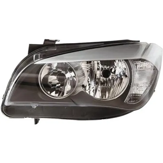 Far stanga BMW X1 E84 2009->2015 perioada 2011 2012 2013 2014 2015 pana la an de fabricatie 2013, cu motor reglaj, semnal alb, cu reglaj electric, cu bec H7/H7