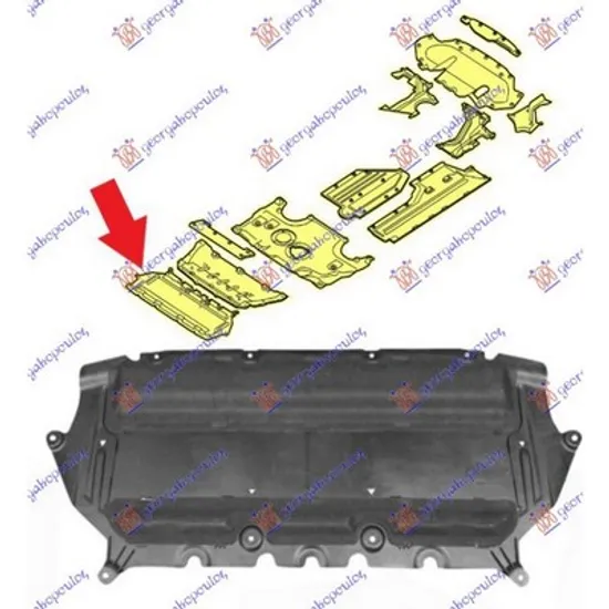 Scut Motor BMW 5 G30, F90 2016-> Scut motor fata PLASTIC Perioada 2016 2017 2018 2019 2020 2021 2022