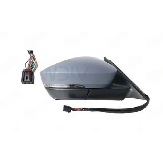 Oglinda SKODA KODIAQ 2016-> Oglinda exterioara electrica cu incalzire cu rabatare electrica pentru vopsit (cu semnal si lampa podea) (9PIN) DREAPTA Perioada 2021 2022 2023 2024