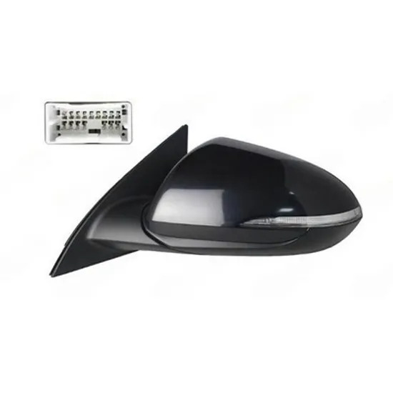 Oglinda HYUNDAI i30 2017-> Oglinda exterioara electrica cu incalzire cu rabatare electrica pentru vopsit (cu semnal si senzor banda) (10 PIN) STANGA Perioada 2020 2021 2022 2023 2024 2025