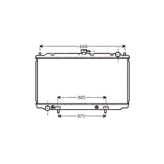 Radiator apa NISSAN ALMERA TINO 1998->2006 pentru 2.0, perioada 2000 2001 2002 2003