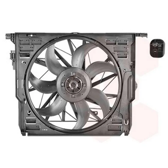 Ventilator Motor BMW 5 F10 2009->2016 Electroventilator complet benzina/diesel 3 PIN Perioada 2010 2011 2012 2013 2014 2015 2016
