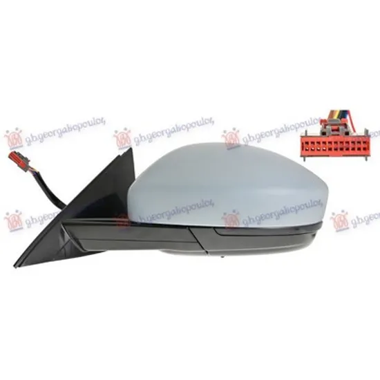 Oglinda LAND ROVER RANGE ROVER EVOQUE 2011->2019 Oglinda exterioara electrica cu incalzire cu rabatare electrica pentru vopsit cu memorie (Heliomata cu cabluri) (cu semnal si lampa podea si senzor) (16 PIN) STANGA Perioada 2015 2016 2017 2018 2019