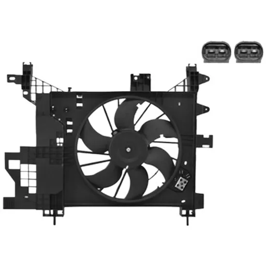 Ventilator motor DACIA DUSTER 2010->2018 1.5 dCi 63KW 86CP , pentru motor K9K 796, K9K 830 perioada 2010 2011 2012 2013 2014 2015 2016 2017 2018