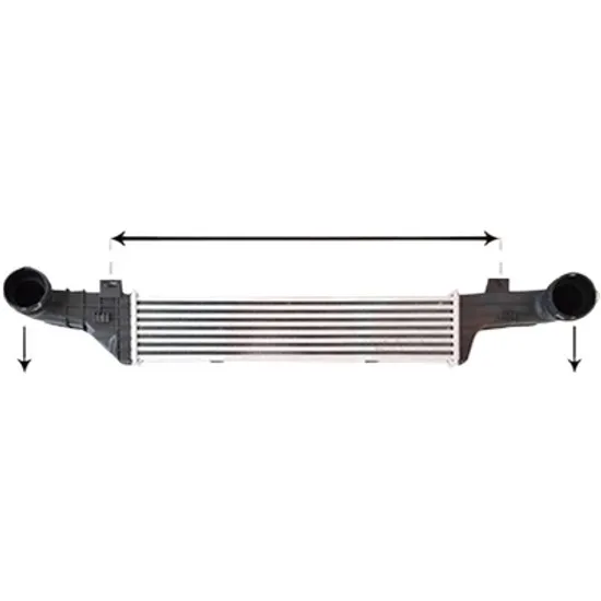 Intercooler MERCEDES E-CLASS W210 1995->2002 E 220 CDI 100KW 136CP , pentru motor OM 611.961 perioada 1999 2000,2001 2002