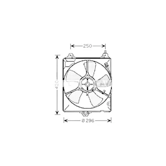 Ventilator motor TOYOTA AVENSIS T22 1997->2003 pentru 2.0 D-4D , perioada 1999 2000 2001 2002 2003