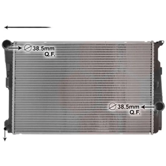 Radiator apa BMW X3 F25 2010->2017 sDrive 18 d 100KW 136CP , pentru motor N47 D20 C perioada 2012 2013 2014